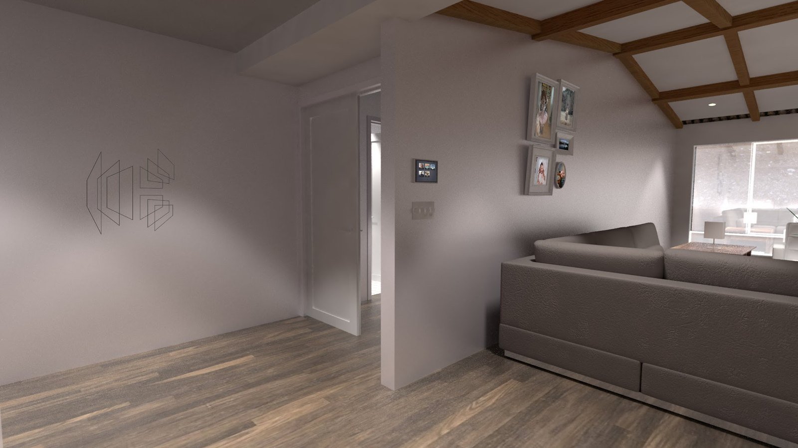 HOMMA smart home interior rendering